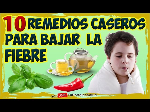 remedios casero para bajar la fiebre en adultos