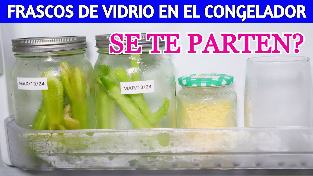 se puede congelar caldo en tarros de cristal