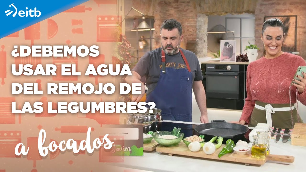 se tira el agua de remojo de las legumbres