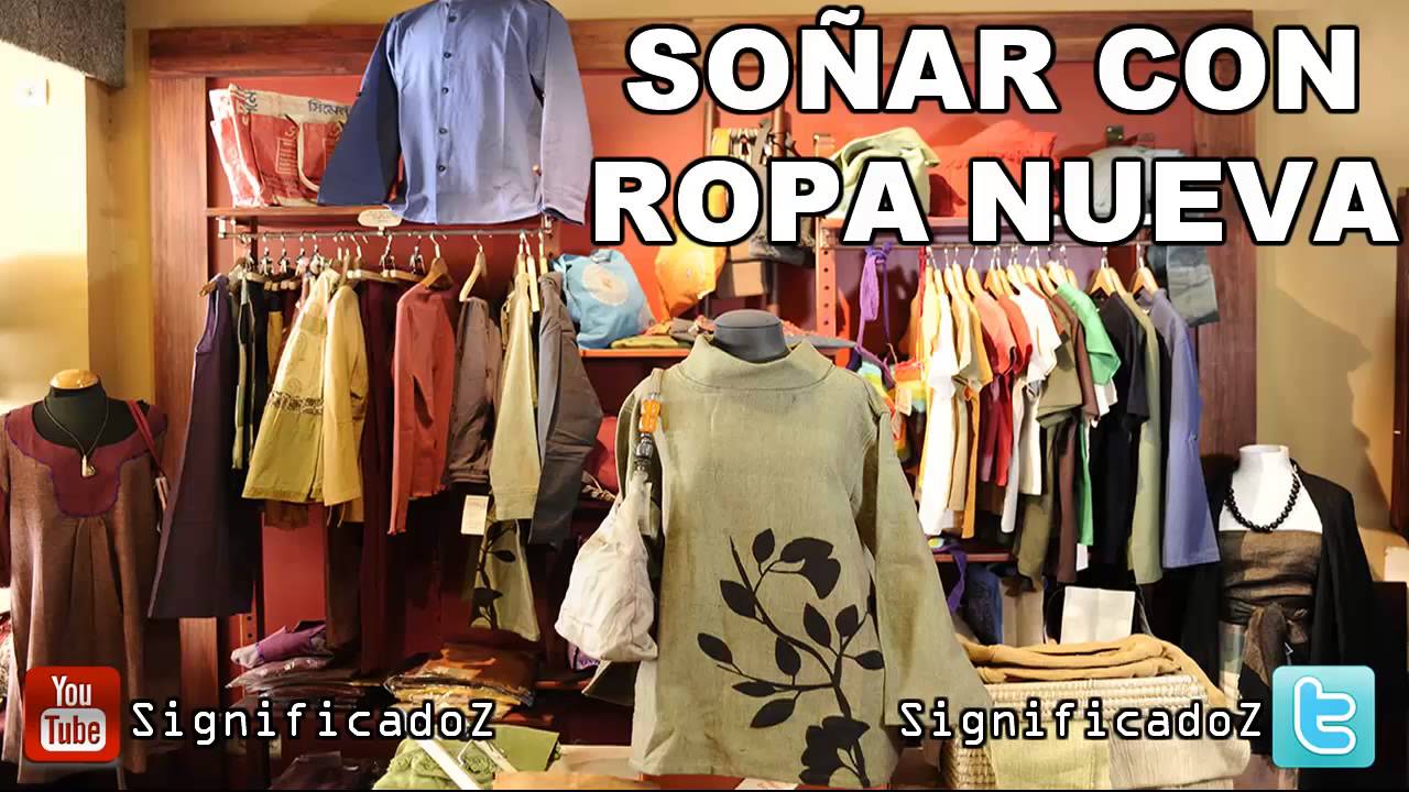 soñar con ropa nueva de mujer