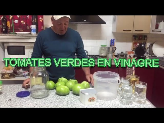 tomates en vinagre paso a paso