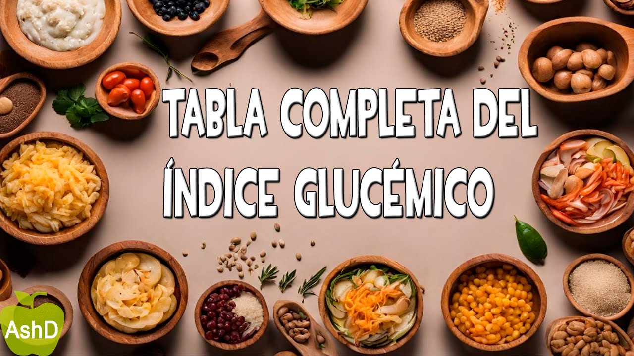 alimentos con bajo índice glucémico tabla