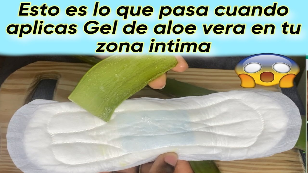 como aplicar aloe vera en la zona íntima
