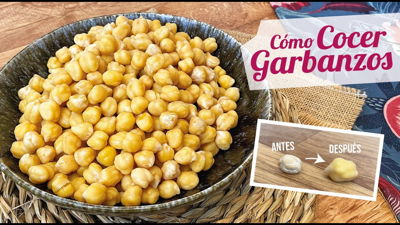 como cocer garbanzos en olla normal