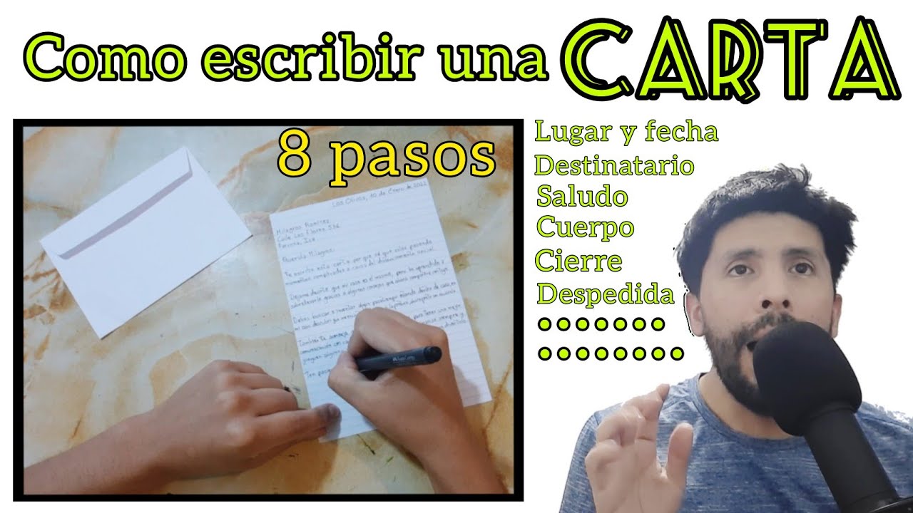 cómo se puede escribir una carta