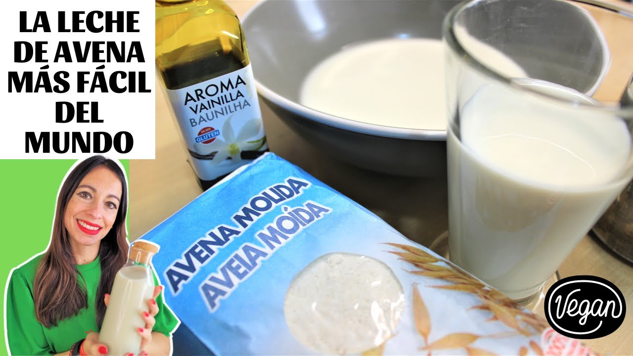 como tomar harina de avena con leche