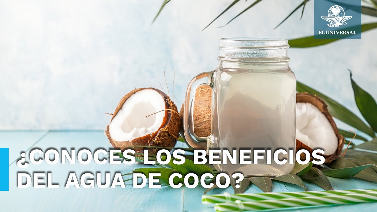 el agua de coco es buena para la salud