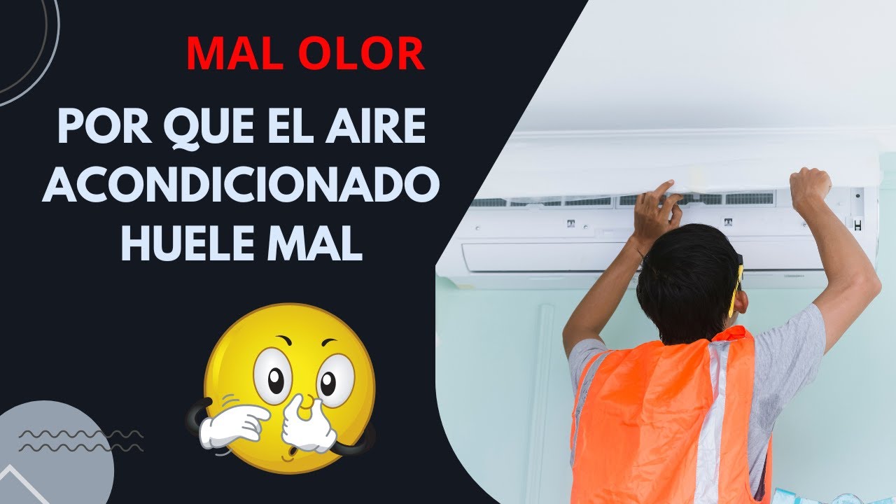 el aire acondicionado huele a vinagre