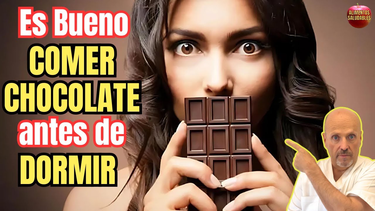 engorda el chocolate por la noche