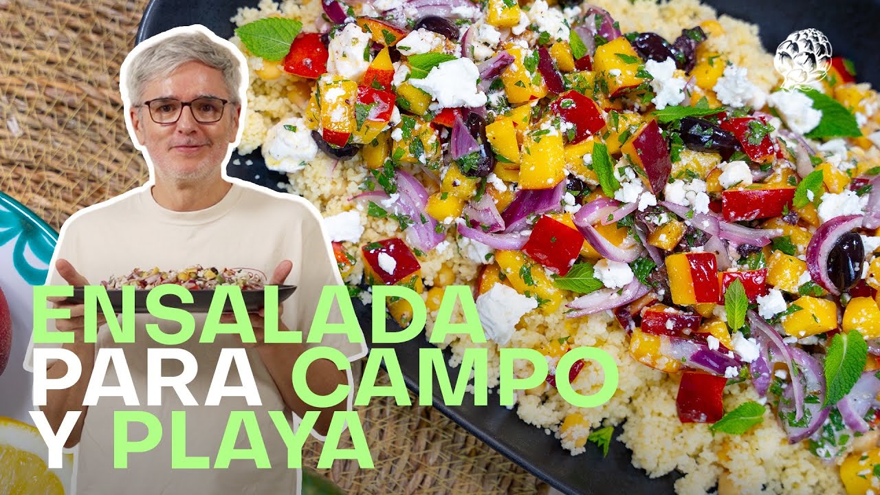 ensaladas para llevar a la playa