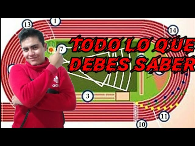 partes de una pista de atletismo