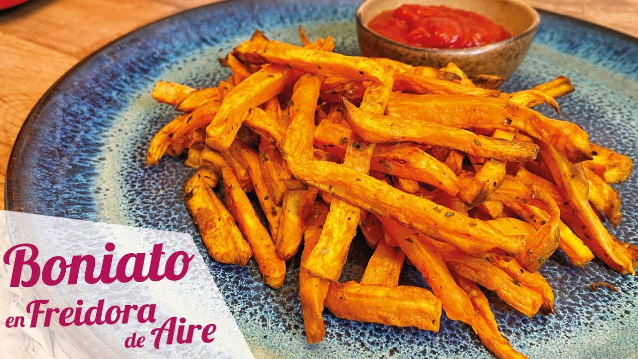 patatas fritas de boniato en airfryer