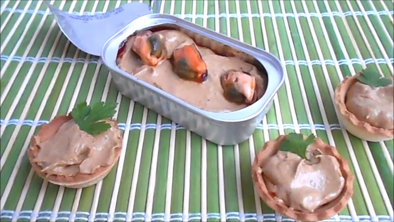 pate de mejillones en escabeche y atun