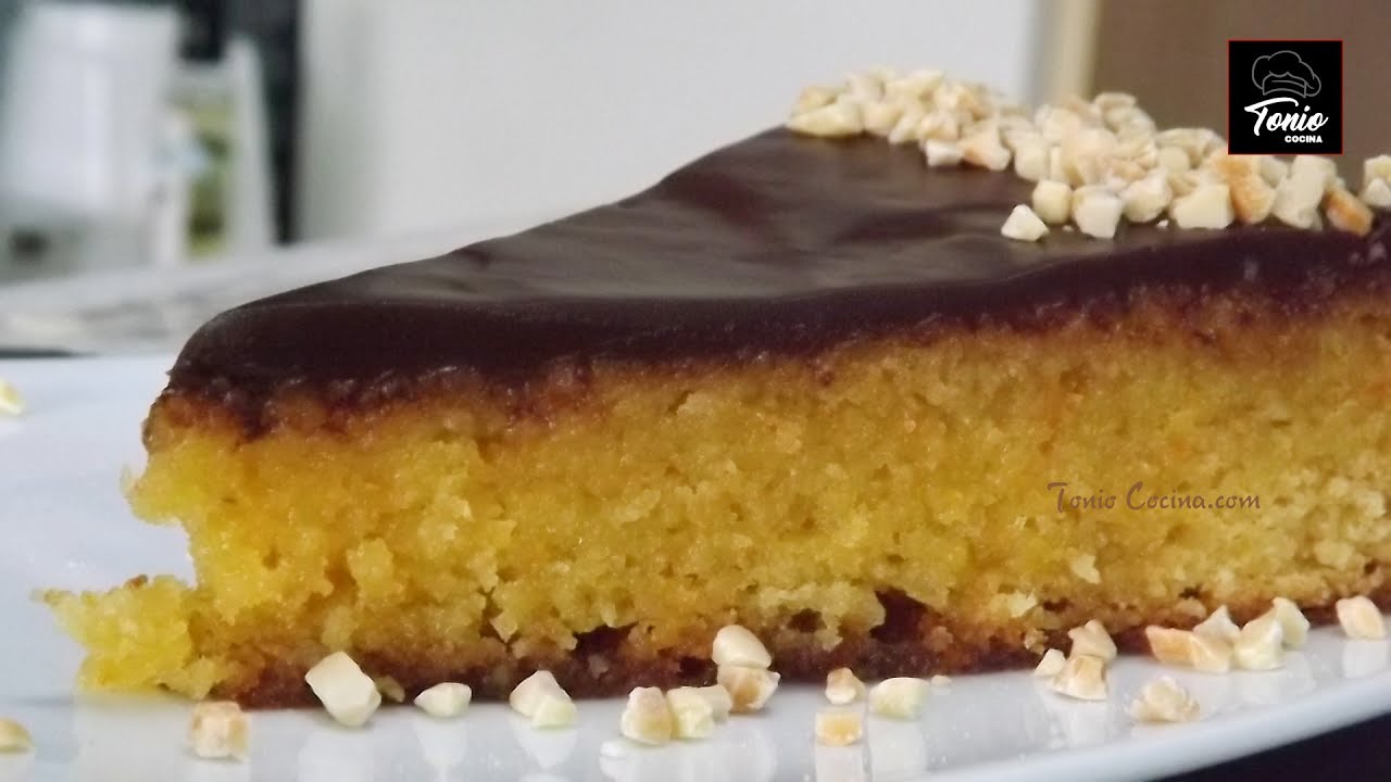 tarta de almendras y naranja jugosa y muy esponjosa
